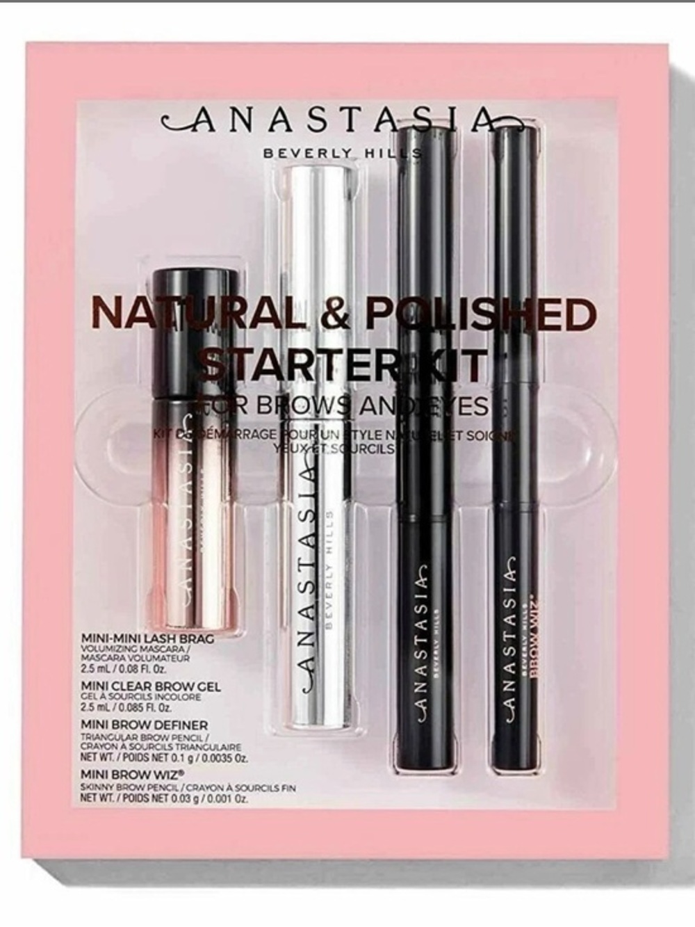 Anastasia SOFT BROWN Natural & Polished  Brows & Lashes Starter Kit